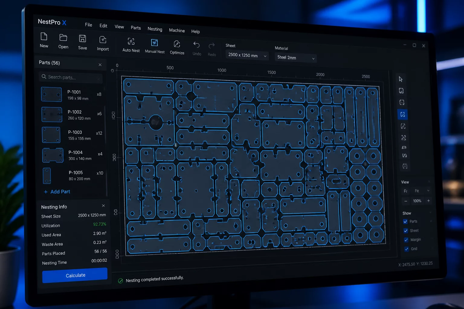 Silhouette Studio Business Edition Nesting Features